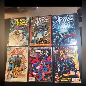 ACTION COMICS (SUPERMAN 565 651 659 697 705 819) Lot